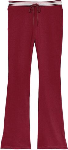 HeSaYep Women's Fleece Lined Sweatpants Winter Warm High Waisted Trousers Split Hem Flare Sweat Pants with Pockets in Saudi Arabia