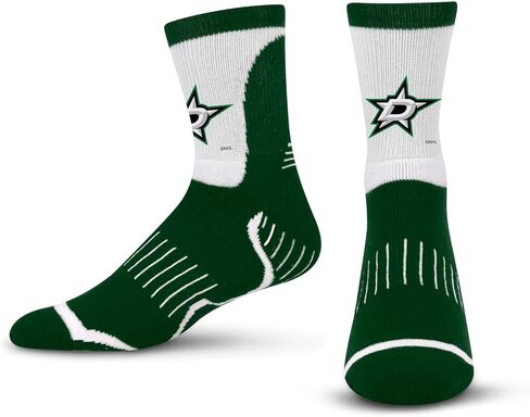 للأقدام العارية NHL Adult Risplge Team Mass Mass و Womens Quarter Socks (Dallas Stars - Forest Green ، Medium) in Kuwait