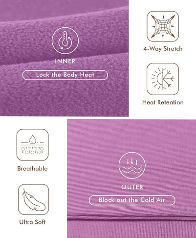 Women's Turtle Necks Long Sleeve Shirts Basic Thermal Underwear Tops Lightweight Base Layer in Saudi Arabia