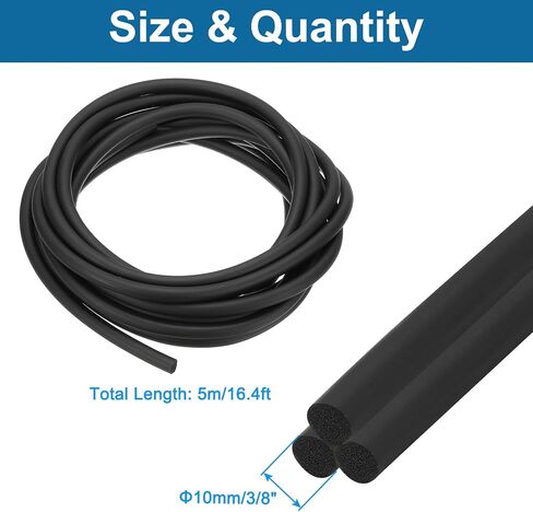 PATIKIL 32.8Ft Backer Rod 1/8 Inch EPDM Rubber Caulk Saver Concrete Expansion Joint Concrete Expansion Filler Weather Strip Seal for Gaps and Joints, White in Saudi Arabia