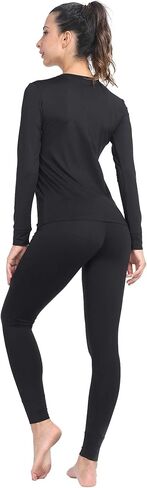 Subuteay Thermal Underwear for Women Long Johns Set Fleece Lined Base Layer Pajama in Kuwait