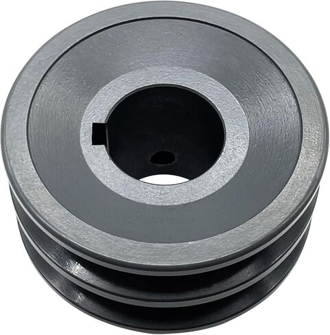 2AK30-1-1/8، 2AK30118 بكرة الحزام، 3.05 بوصة OD، 1 1/8 بوصة، مادة حديد الزهر، بكرات ميكانيكية ذات أخدود مزدوج AK للأحزمة "4L" أو "A" أو "3L" in Kuwait