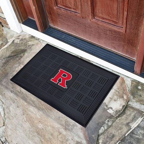 Fanmats 21647 Rutgers Scarlett Knights Heavy Duty Vinyl Medallion Outdoor Door حصيرة - 19.5in. × 31 بوصة. in Saudi Arabia