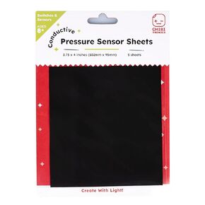 Pressure Sensitive Conductive Plastic (Velostat/Linqstat) - 5 Sheet Pack
