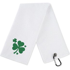 Irish Gifts for Women Golf Towel, Irish Gifts for Irish Lovers, Irish Golf Towle, 40 x 60cm Microfiber Golf Towel for Golf Bags for Birthday, Christmas