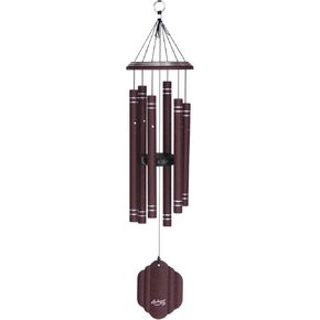Arabesque by Wind River - 32 inch Garnet Wind Chime for Patio, Backyard, Garden, and Outdoor décor (Aluminum Chime) Made in The USA