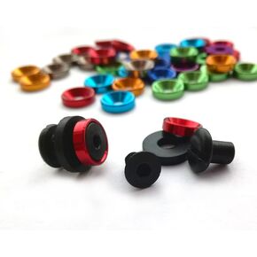 Colorful Chicago Screws Stainless Steel 304 Holster Fastener Leather/Kydex Holsters Sheaths Screw(Wine Red, 20 Sets)
