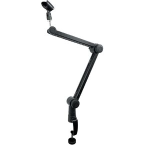 Rockville RG30 ROGAN STAND 30 بوصة Pro Boom Arm Mic Stand مع حامل ثابت + حامل مكتب