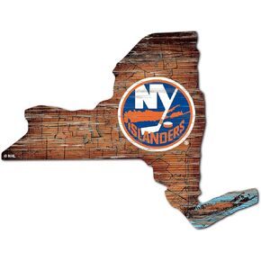 Fan Creations NHL New York Islanders Unisex New York Islanders Mini Roadmap State Sign, Team Color, 12 inch