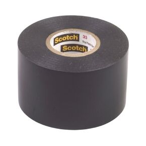 3M Scotch 33 Vinyl Electrical Tape, 176 Degree F, 44' Length x 1-1/2" Width