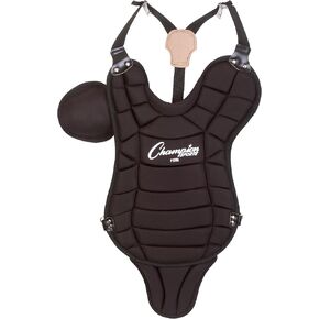 Champion Sports 17" Lightweight Multi-Layered Pro Adult Model Chest Protector - Removable Shoulder Cap Chest Protector - Ages: 16-18