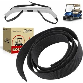 Roykaw Golf Cart Bag Holder Strap Golf Bag Holder Retainer Strap Compatible with EZGO TXT RXV Medalist 1994.5-up, Replace OEM# OEM# 71853G01
