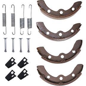 Golf Cart Club Car Brake Shoes Brake Spring Kit Compatible with DS G&E 1995-UP and Precedent & Tempo 2018-up, Replace 1018232-01, 1018163-01