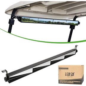 10L0L Universal Golf Cart 4 Panel Mirror for EZGO, Club Car, Yamaha, Wide Angle Interior Rear View Blind Spot Wink Mirror