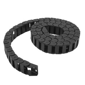 GOTOTOP 1 Piece 10 x 20mm Cable Drag Chain, PA66 Reinforced Nylon 1M Drag Chain Cable Energy Chain Wire Carrier for 3D Printers and CNC Machines