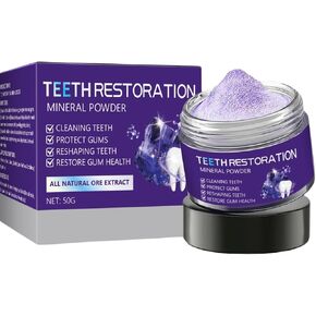 1Pcs Teeth Restoration Mineral Powder,Mineral Tooth Powder, Dental Restoration Mineral Powder, Fresh Breath,Has A Significant Effect On Teeth and Gums