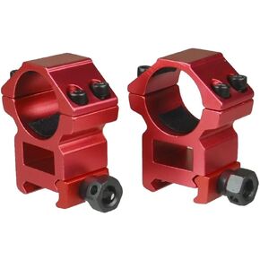 GOTICAL Rifle Scope Mount Ring 1" Sight Height Medium Profile Scope Mounts for Picatinny Rail (1 inch, Set of 2)