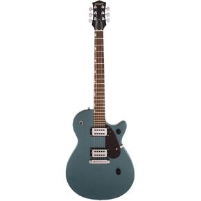 Gretsch G2210 Streamliner Junior Jet Club 6-String Right-Handed Electric Guitar with Laurel Fingerboard, Single-Cut Nato Body, and Bolt-On Nato Neck (Gunmetal)