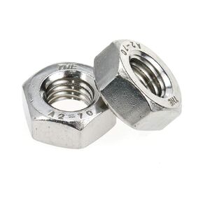 M10 Hex Nut Metric Threaded Stainless Steel Hexagon Nuts M10 x 1.5mm - Pack of 20- (G7.23)