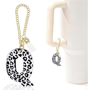 Initial A-Z Water Bottle Letter Charms for Stanley 40oz Tumbler,Personalized Stanley Cup Accessories