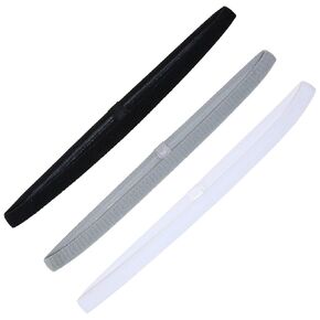 Thin Sports Headbands Penta Angel 3Pcs Non-Slip No Crease Athletic Exercise Elastic Soft Hair Bands Sweatbands for Women and Men Outdoor Running Soccer Basketball (Black, White, Gray)