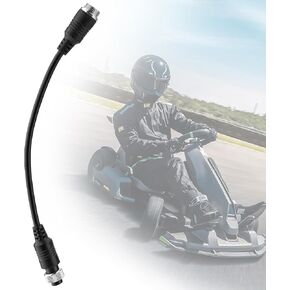 Power Extension Cable for Segway Ninebot Go Kart Kit Gokart PRO, Copper Wire Balance Scooter Lengthen Adapter Cable, Scooter Replace Parts Replacement for Segway Ninebot