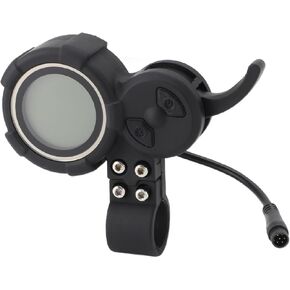 Electric LCD Display Meter for 10 Inch Scooter, 36?72V LCD Display Control Panel with 6 Pin Plug, Electric Display Meter Conversion Kit