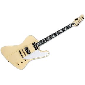 ESP Guitars 6 String Electric Guitar, Vintage White, Right (LPHOENIX1000VW)