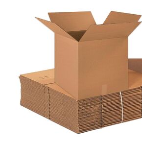 Aviditi HD1818DW Heavy-Duty Double Wall Corrugated Cardboard Box 18" L x 18" W x 18" H, Kraft, For Shipping, Packing and Moving (Pack of 10)