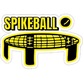 Spikeball Sport Sticker Decal Vinyl Small Waterproof for Water Bottle Mug Passport Book Scrapbook Notebook Laptop Tumbler Skateboard Computer Phone Size Funny Gift Car Stickers ID44990