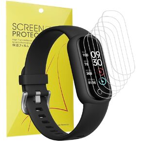 Compatible for TOOBUR Fitness Tracker Screen Protector, [6 Pack] Full Coverage TPU Clear Film Compatible for TOOBUR A200 1.05 Inches Fitness Tracker (6 Pack)