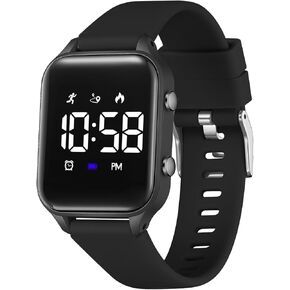 Kids Digital Watches for Boys Girls, Sports Watch with Fitness Tracker, Pedometer, Alarm Clocks, Stopwatch, No App Needed Waterproof Kids Watch, Gift for Teens Student Girls Boys Ages 5-14