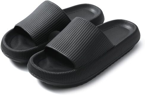 Cloud Slippers for Women and Men,Pillow Slippers Ultra-Soft Non Slip Quick Drying Bathroom Shower Slippers,House Indoor Sandals Extremely Comfy Cushioned Thick Sole in Saudi Arabia