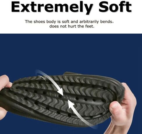 Cloud Slippers for Women and Men,Pillow Slippers Ultra-Soft Non Slip Quick Drying Bathroom Shower Slippers,House Indoor Sandals Extremely Comfy Cushioned Thick Sole in Saudi Arabia