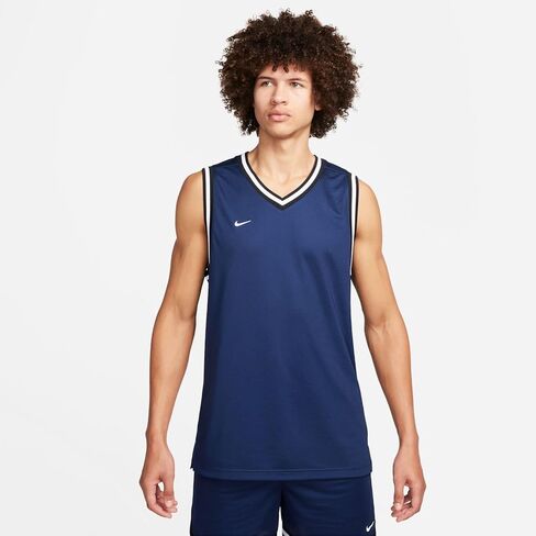 Nike DNA Men's Dri-FIT Basketball Jersey (Midnight Navy/White, FQ3707-410) in Saudi Arabia
