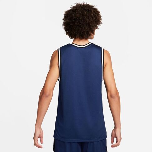 Nike DNA Men's Dri-FIT Basketball Jersey (Midnight Navy/White, FQ3707-410) in Saudi Arabia