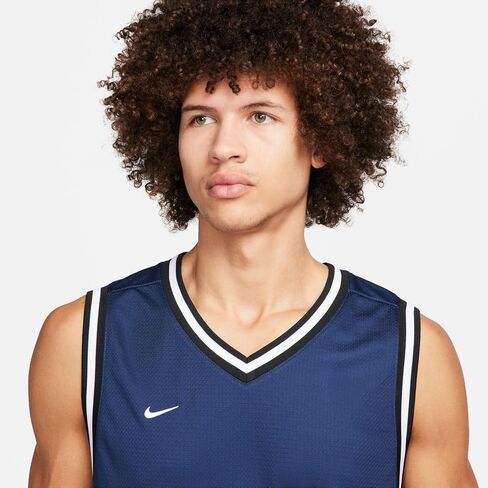 Nike DNA Men's Dri-FIT Basketball Jersey (Midnight Navy/White, FQ3707-410) in Saudi Arabia