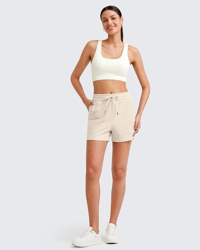 G4Free Ribbed Shorts for Women Trendy High Waisted Casual Summer Shorts Running Athletic Shorts in Saudi Arabia