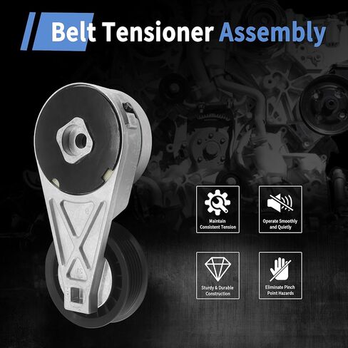 تجميع بكرة حزام محرك في حزام القيادة 38104 ملائمة لبويك رينديزفيوس 2002-2007 ، ملائمة لشيفروليه ماليبو الاعتدال ، الملاءمة ل Pontiac Aztek 2001-2005 Montana 1999-2006 ، Fit for Saturn 2005 in Kuwait