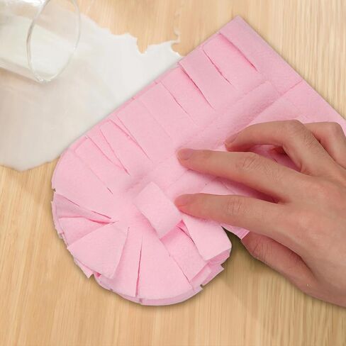 6 قطع منفضة غبار قابلة لإعادة الاستخدام وقابلة للغسل لمقبض منفضة رطب وجاف للاستخدام المزدوج منافض تنظيف يدوية لمروحة السقف ونافذة المطبخ وأرضية قوس قزح in Kuwait