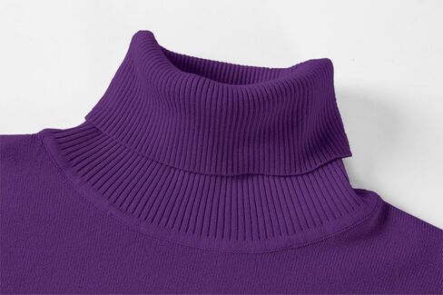 QZH.DUAO Men's Slim Fit Turtleneck Pullover Sweaters Casual Lightweight Knitted Basic Tops in Saudi Arabia