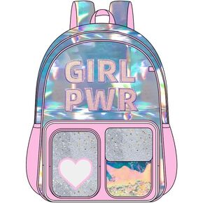 HTgroce Backpack for Girls Elementary Bookbag for School Backpack Set Girls Preschool Book Bag with Lunch Box Pencil Case