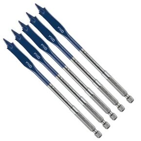 Pack of 5#DSB1003B 3/8 in. x 6 in. Daredevil Spade Bit (Bulk) Replacement Part New for Bosch
