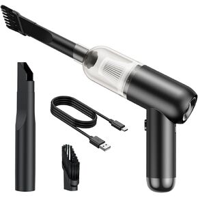 Portable Handheld Car Cordless Vacuum Cleaner with Powerful Suction, High Power Mini Sweeper, Dust Buster, Lightweight, Easy to Hold,Quiet Electric Air Duster,Small Vacuuming for Home,Kitchen,Gift