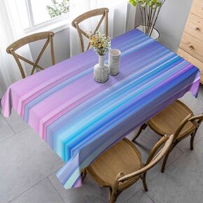 Watercolor Medallion Tablecloth Repeat Vector File Damask Purple Outdoor Tablecloth Rectangle for Party Picnic Dinner Decor 60x84 Inch