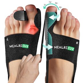 Bunion Corrector for Women Men Big Toe, Bunion Splint Brace Big Toe Straightener for Bunion Relief, Bunion Fix Hallux Valgus Correction for Day Night Support