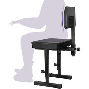Piano Bench Adjustable Height Stool Chair with Backrest, Music Keyboard Seat with Black Padded Cushion for Musicians, Children and Adult