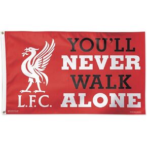 WinCraft Liverpool Football Club You'll Never Walk Alone Logo Flag