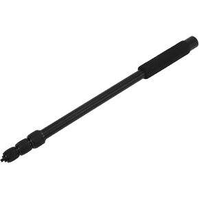 Mic Boom Arm Portable Mic Boom Pole Arm, 1/4in Screw Hole Handheld Mic Stand Pole with Soft Nonslip Foam Handle, Solid Lightweight Aluminium Alloy Mic Extension Arm Heavy Duty (4