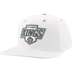 ZHATS NHL Officially Licensed Adjustable Snapback Hat Flat Bill Z11 Pop White